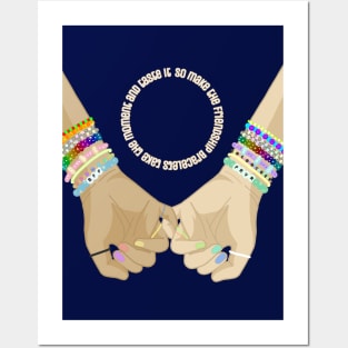 FRIENDSHIP BRACELETS LYRICS Posters and Art